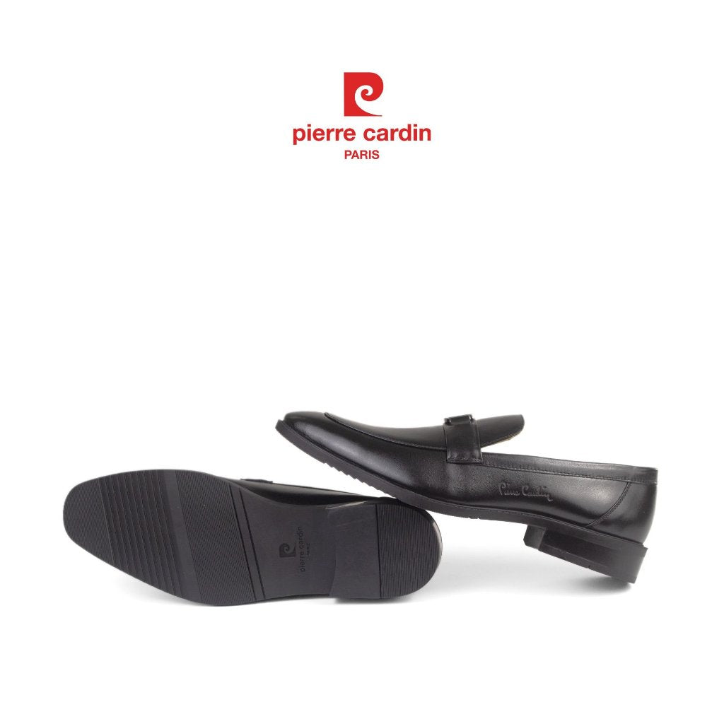 รองเท้าหนัง Loafer ผู้ชาย Pierre Cardin ดีไซน์โลโก้แฟชั่น หนังนุ่ม พื้นยางหล่อ รุ่น 782