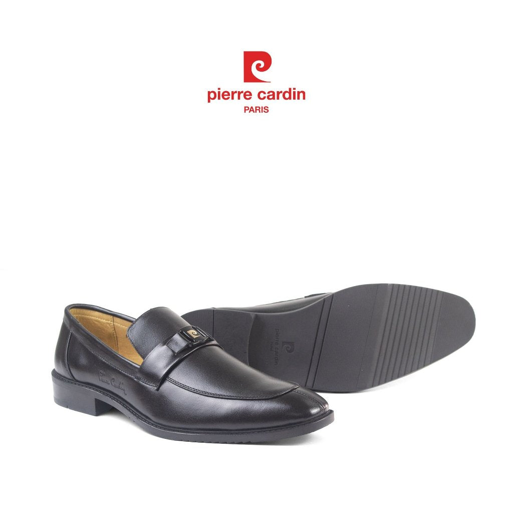 รองเท้าหนัง Loafer ผู้ชาย Pierre Cardin ดีไซน์โลโก้แฟชั่น หนังนุ่ม พื้นยางหล่อ รุ่น 782