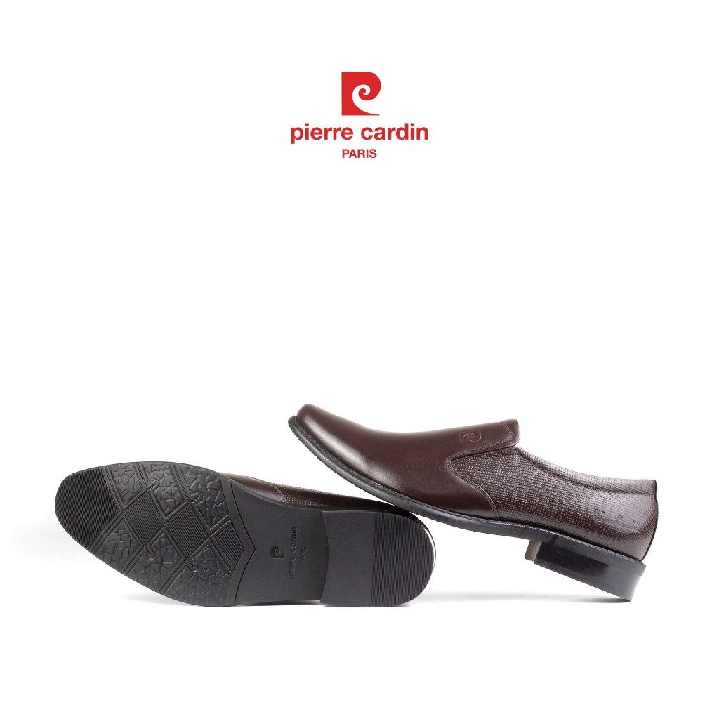 รองเท้าหนัง Loafer ผู้ชาย Pierre Cardin ฝรั่งเศส หนังวัวพรีเมียม พื้นยางกันลื่น ดีไซน์สุภาพหรูหรา รุ่น 781