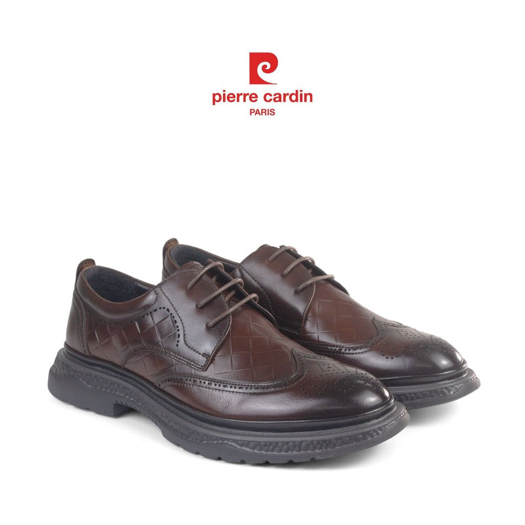 รองเท้าแฟชั่น Pierre Cardin ฝรั่งเศส หนังวัวแท้ พื้นยางกันลื่น น้ำหนักเบา นุ่มสบาย รุ่น 787
